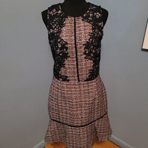 Adelyn Rae.  Tweed/Crochet Dress. Size M.